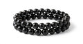 # CharmHub Men’s Black Beaded Bracelet – Stylish Handmade Bead Bracelet, Adjustable & Minimalist, Casual Fashion Jewelry for Men